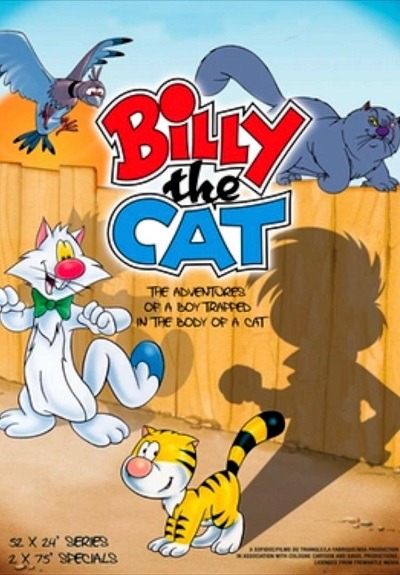 دو انیمیشن بیلی گربه شد و گربه ها حرف نمی زنند Billy The Cat 2001 ارتقاء کیفیت با استفاده از تکنولوژی هوش مصنوعی