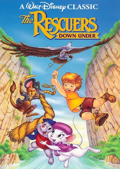 انیمیشن برنارد و بیانکا در نجات کودی The Rescuers Down Under 1990 ارتقاء کیفیت با استفاده از تکنولوژی هوش مصنوعی